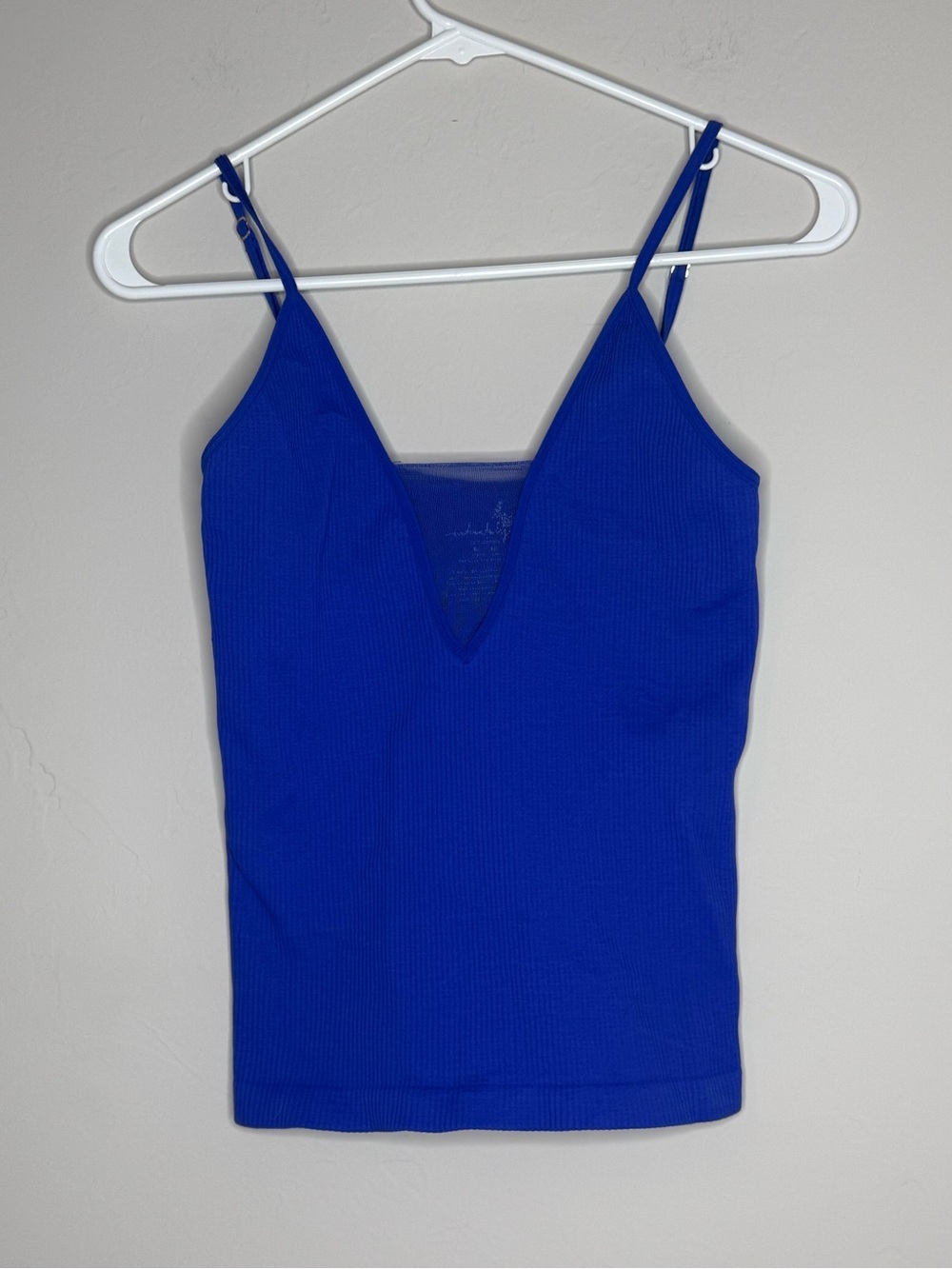 Free people intimately seamless ribbed deep v tank size M/L